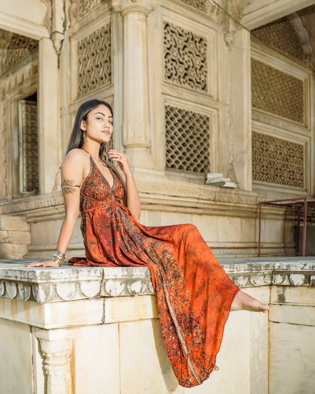 Heirloom Sari Maxi Dress