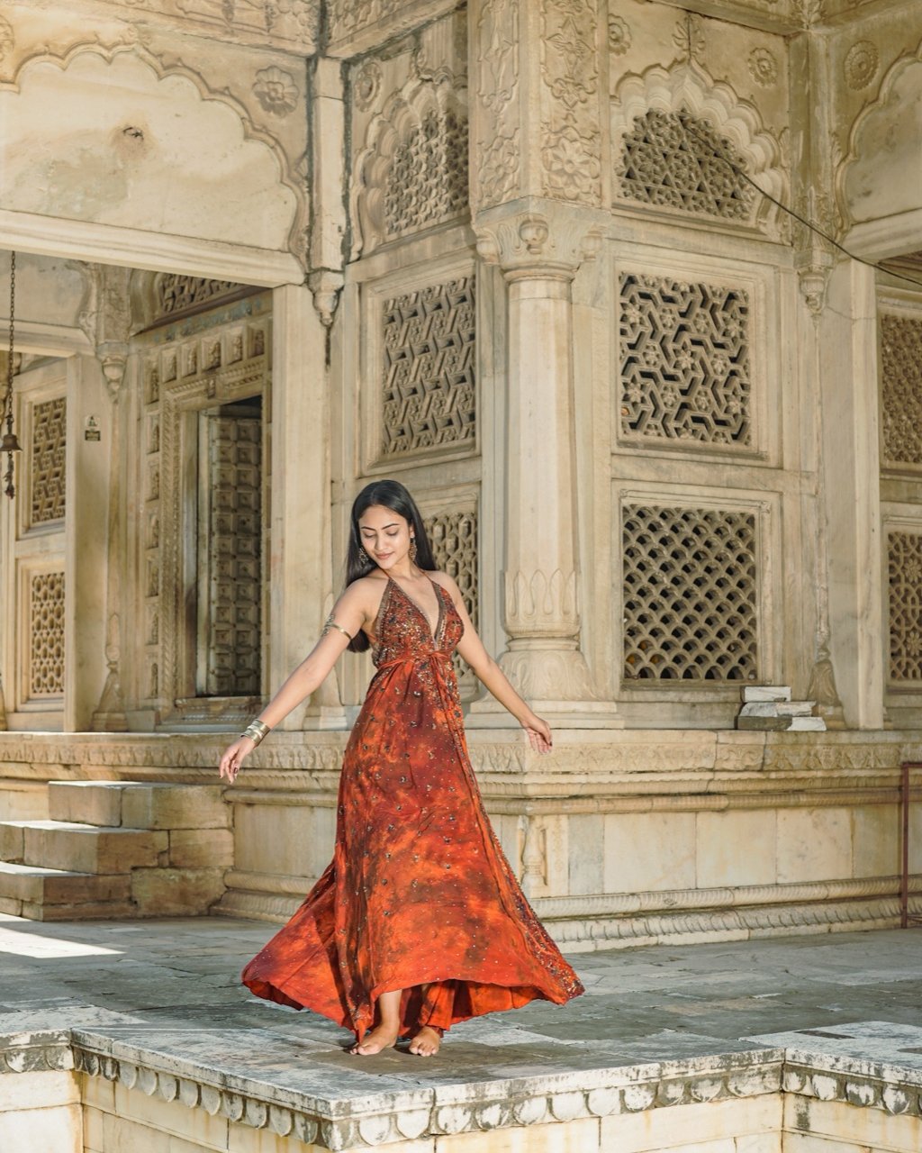 Heirloom Sari Maxi Dress