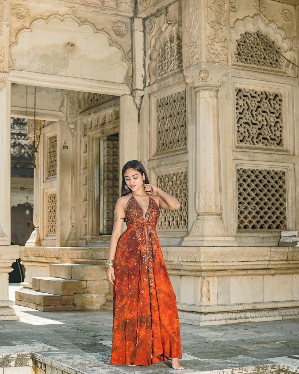 Heirloom Sari Maxi Dress