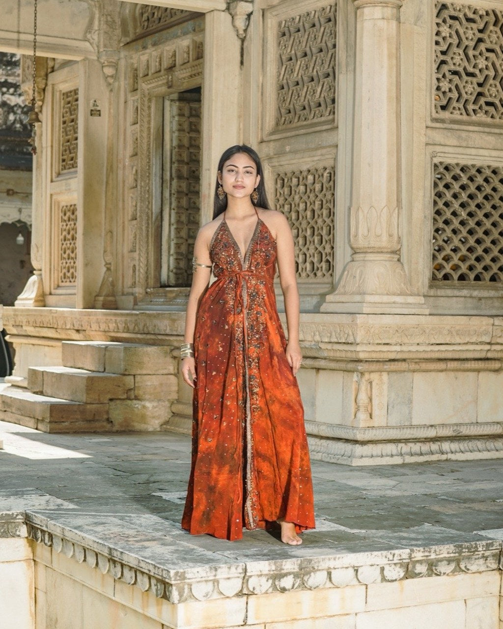 Heirloom Sari Maxi Dress